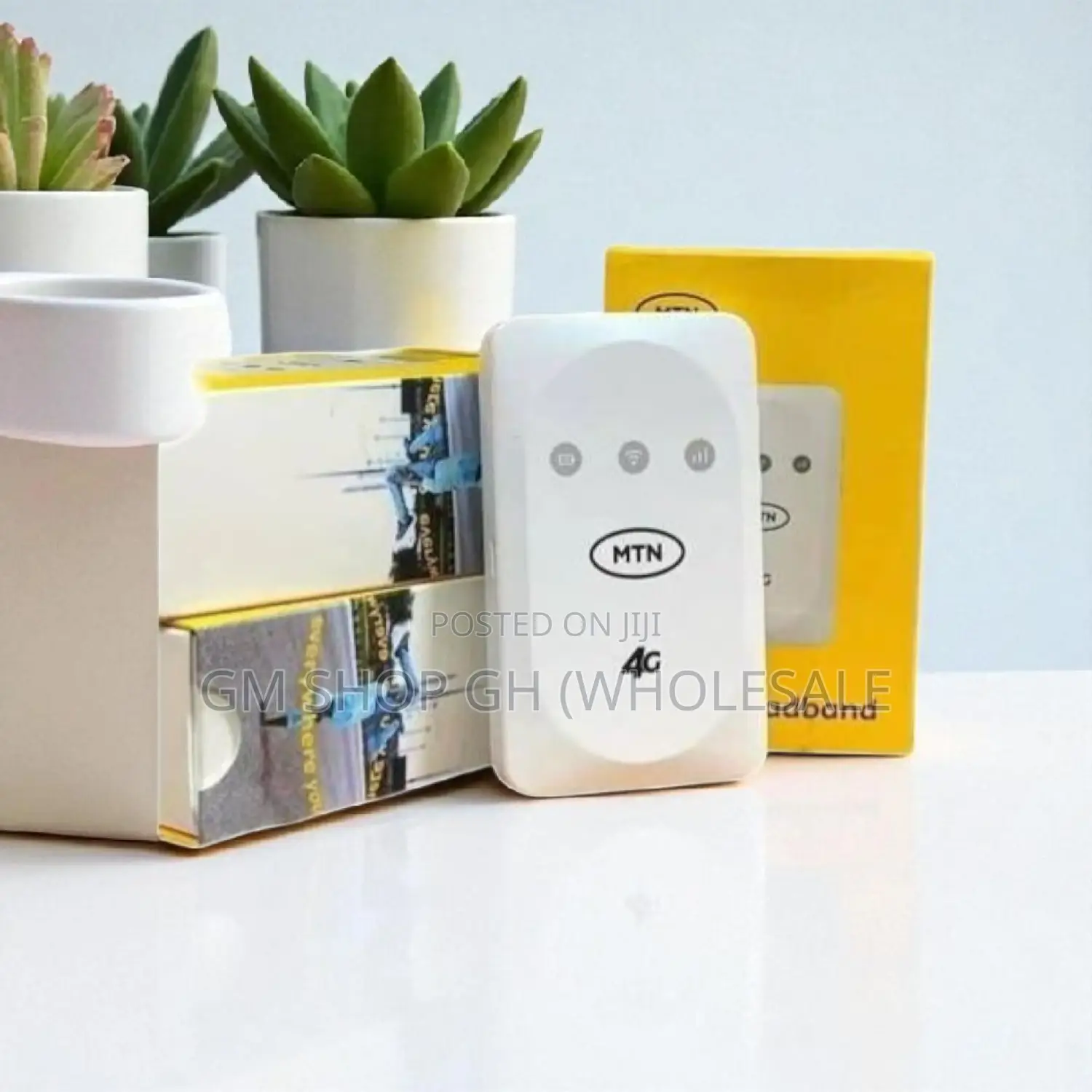 MTN Portable Universal Unlock 4g Lte Mifi/Wifi Modern- White
