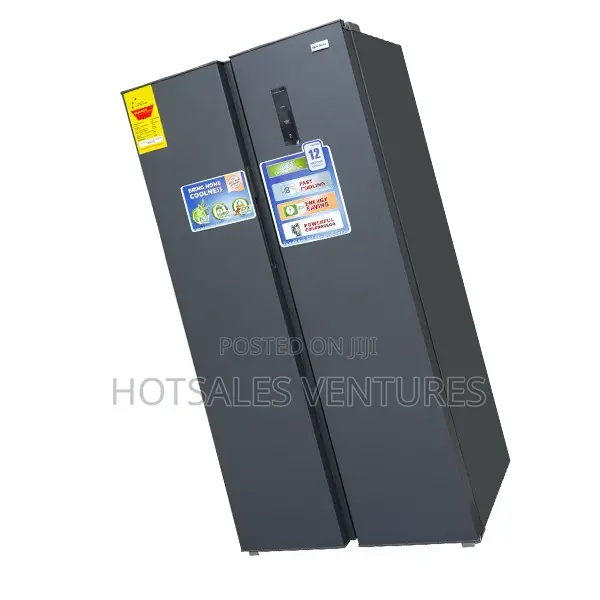 Quality Nasco 529 Litres Side by Side Silver 66 Fridge - Nasf2-66.1