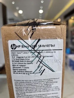 New Laptop HP Envy 15 32GB Intel Core Ultra 7 SSD 1T