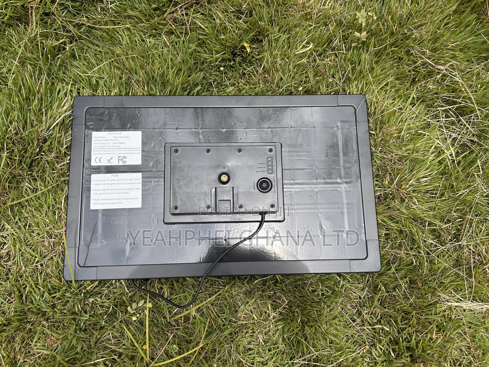 Portable Solar Power Station With 20w Solar Panel 18650 Battery Pack