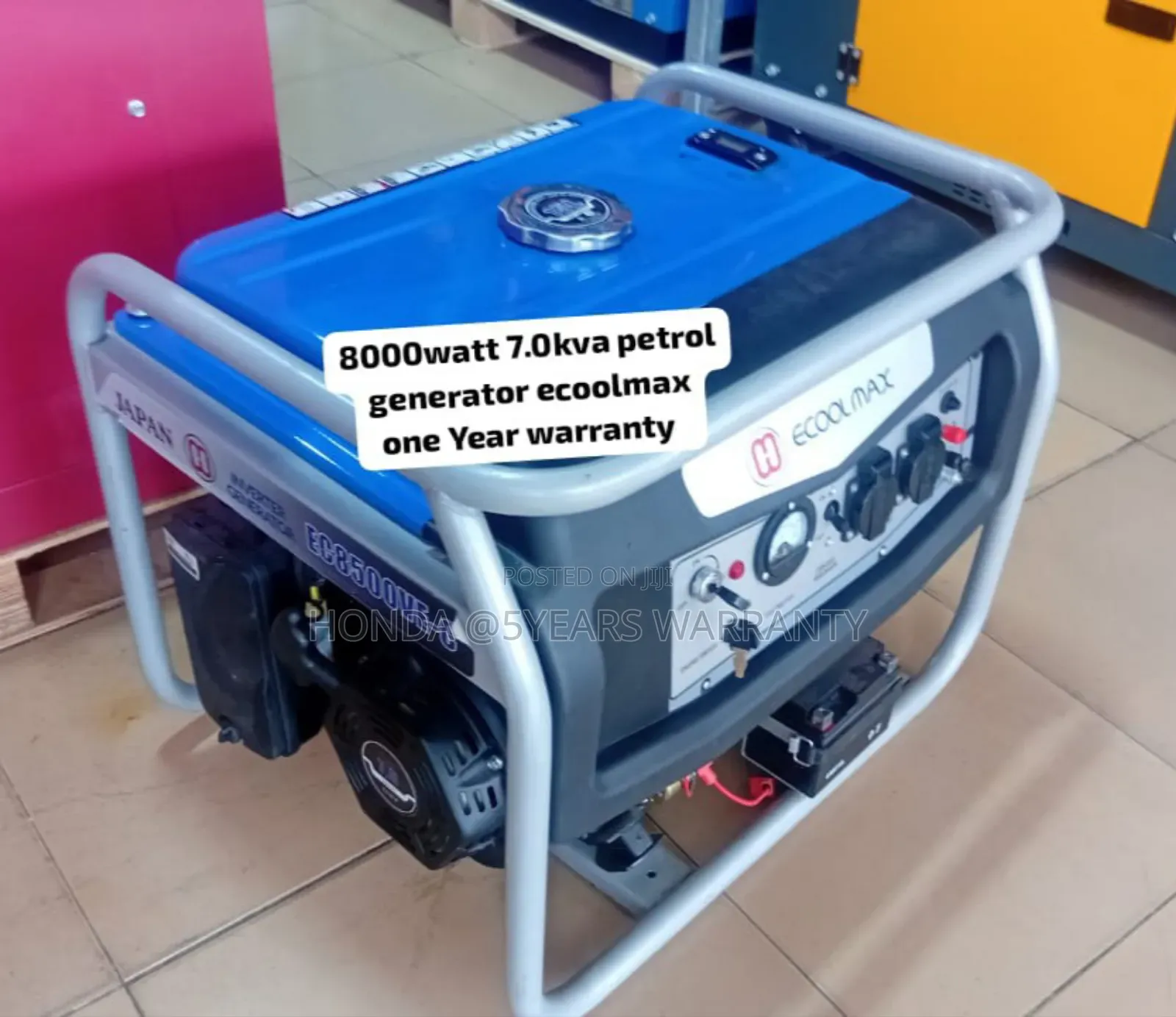 Renewable Power Solution Ecoolmax 7kva 8000watt Generator