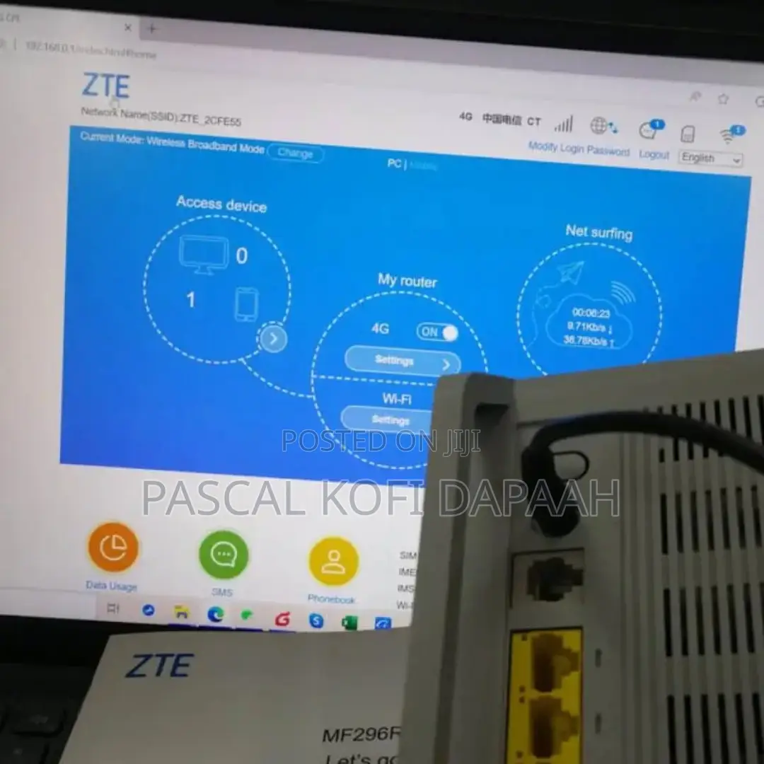 Zte Mf 296r Universal 4g Cat 5 Router