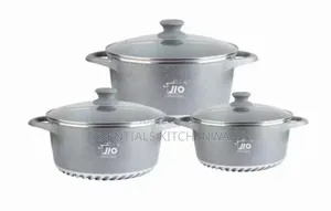 Jio 6pcs Granite Non-Stick Cookware Set