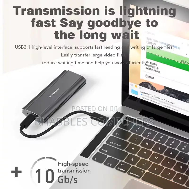 M.2 SSD Enclosure Dual Protocol (Nvme + Ngff)