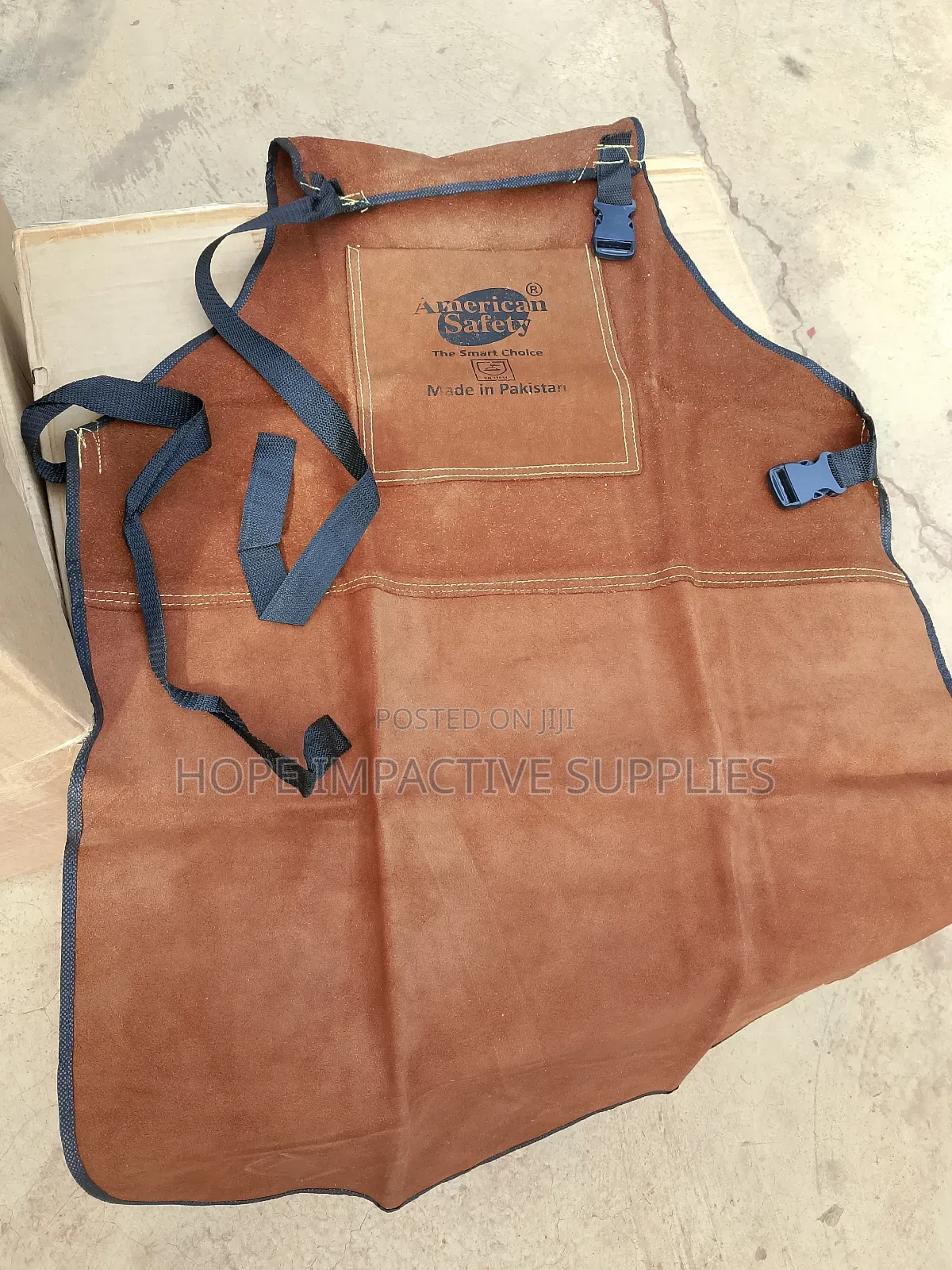 Quality Leather Welding Apron - Brown.