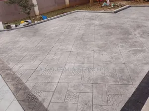 Floor Design (Square Wood With Silver Color)