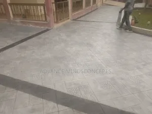 Floor Design (Square Wood With Silver Color)