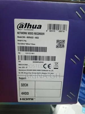 Dahua 32ch Non Poe NVR 4 HDD Support Dhi-Nvr4432-4ks3