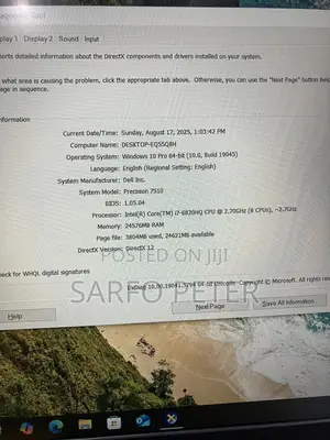 Laptop Dell Precision 7510 24GB Intel Core I7 SSD 512GB