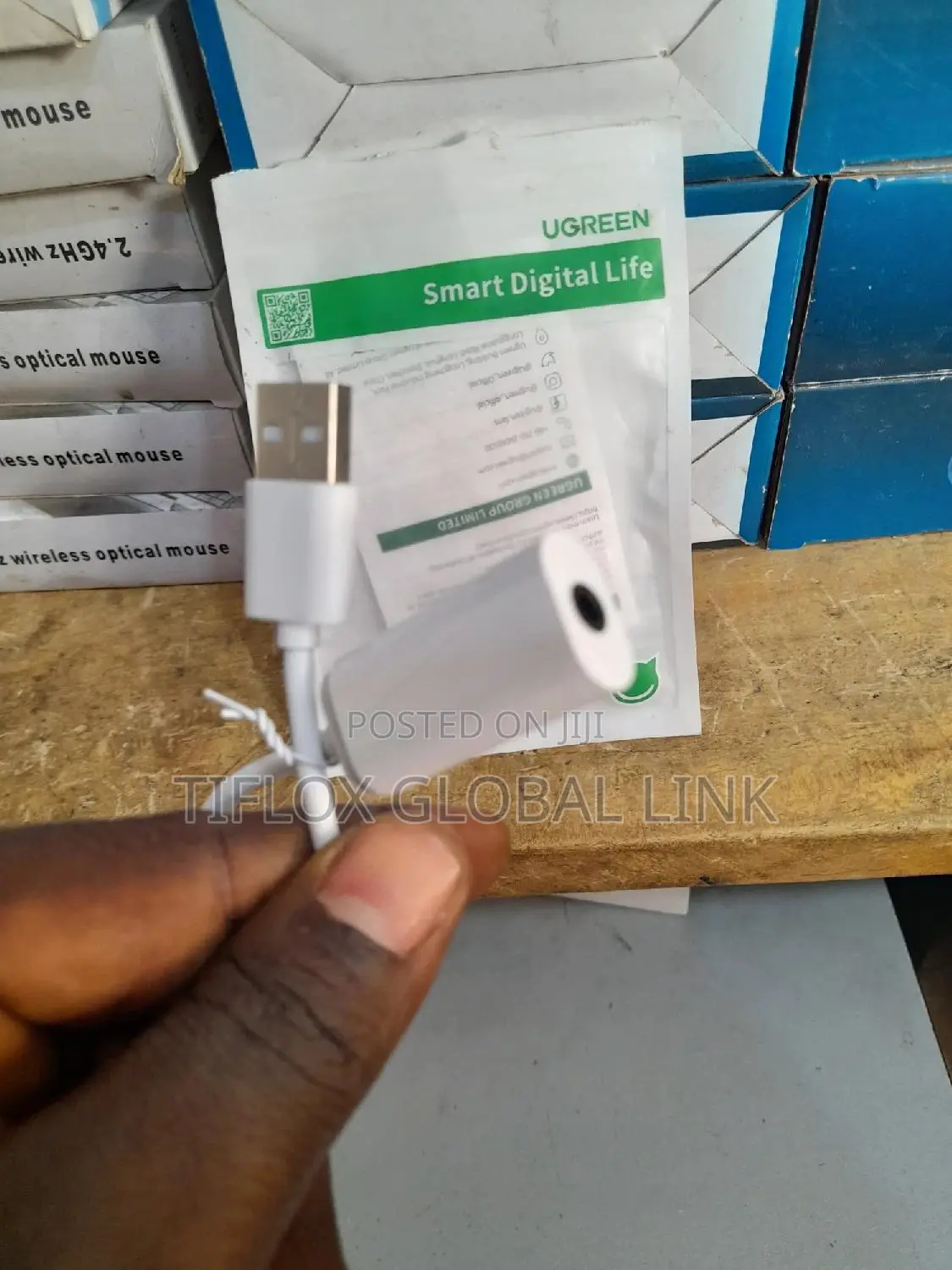 Usb to Female Jack Adapter