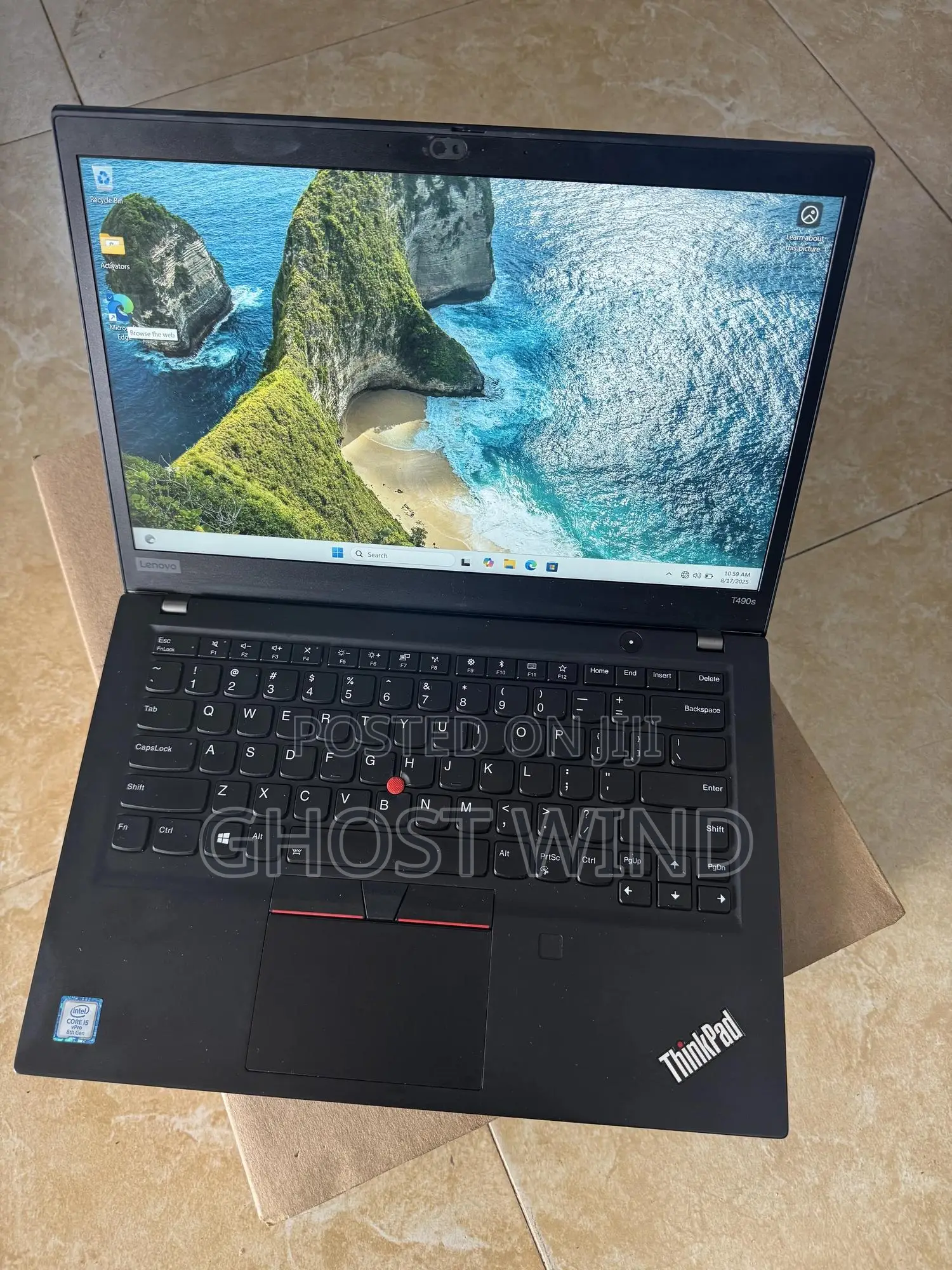 Laptop Lenovo Thinkpad T490s 16GB Intel Core I5 SSD 256GB