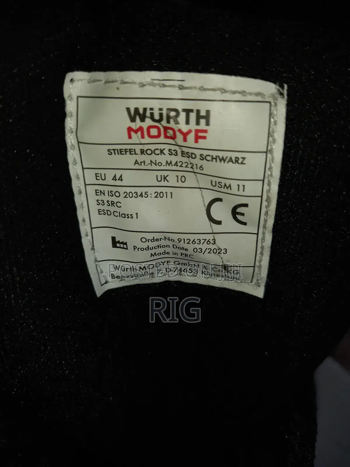 Safety Boot (Würth Modyf) All Sizes