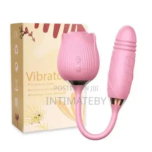 Rose Sucker With Insertable Dildo