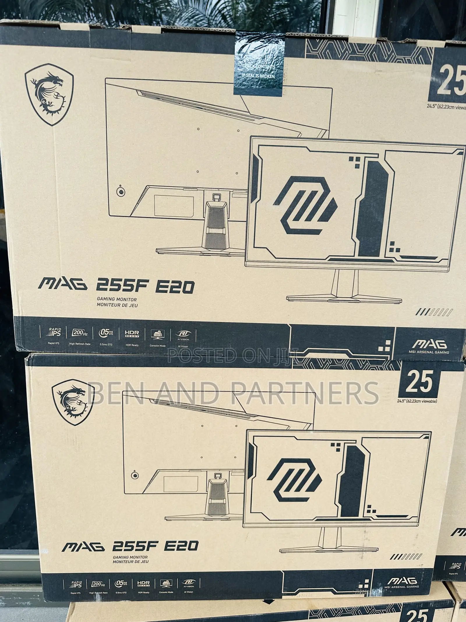 Msi Mag 25”, Ips, 200hz, 0.5ms, Hdr Gaming Monitor