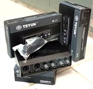 Q22 Audio Interface For Live Sound Recording. Teyun Q 22 Sound Card
