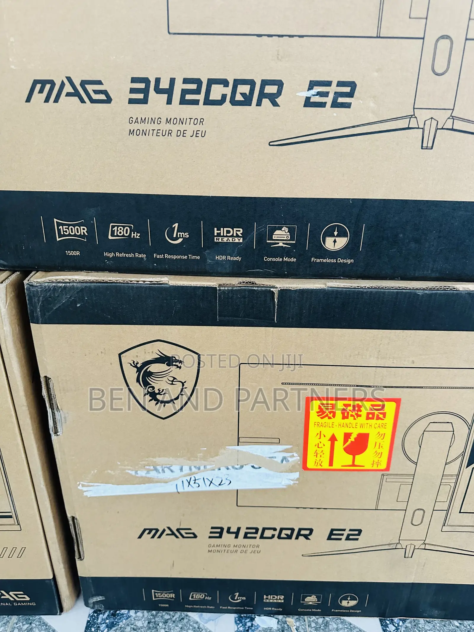 Msi Mag 34”, Wqhd, 180hz, 1ms, Hdr Gaming Monitors