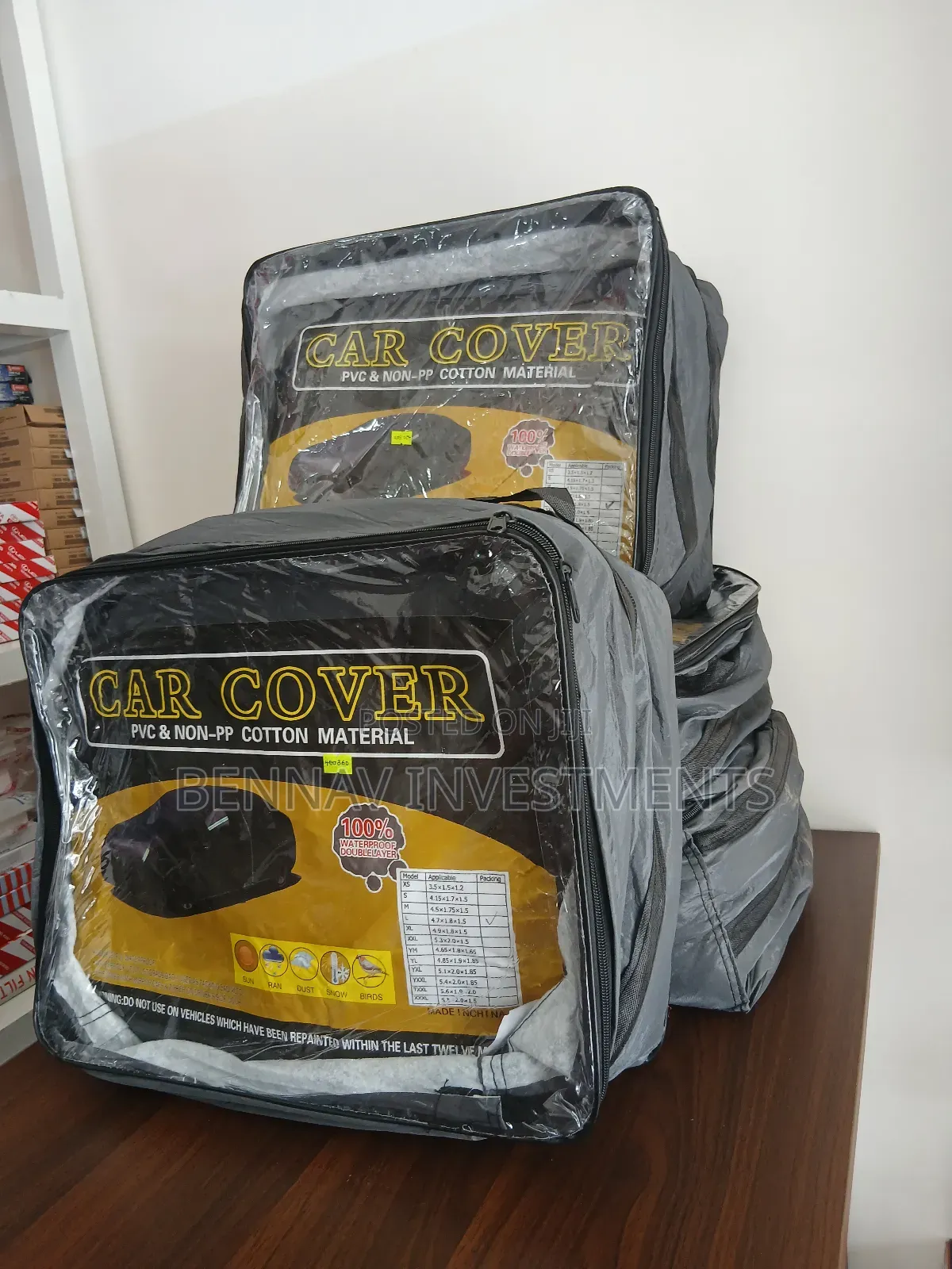 Durable Double Layer Waterproof Car Cover For All Cars