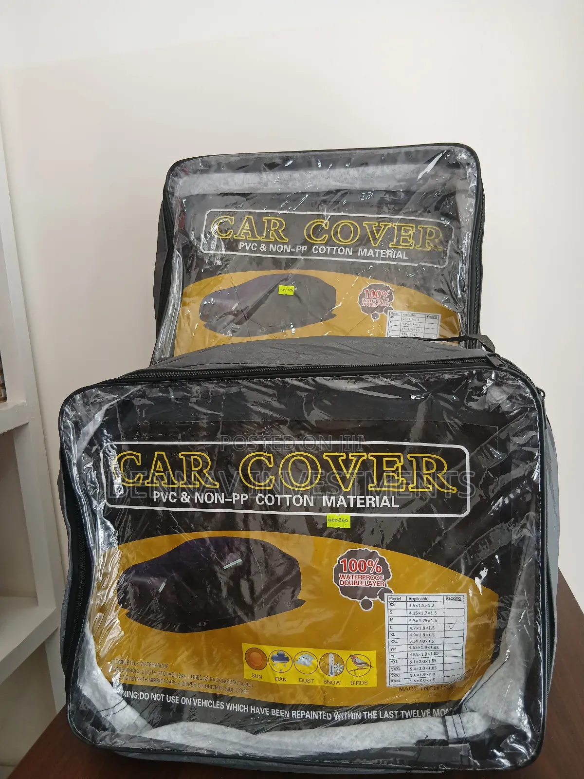 Durable Double Layer Waterproof Car Cover For All Cars