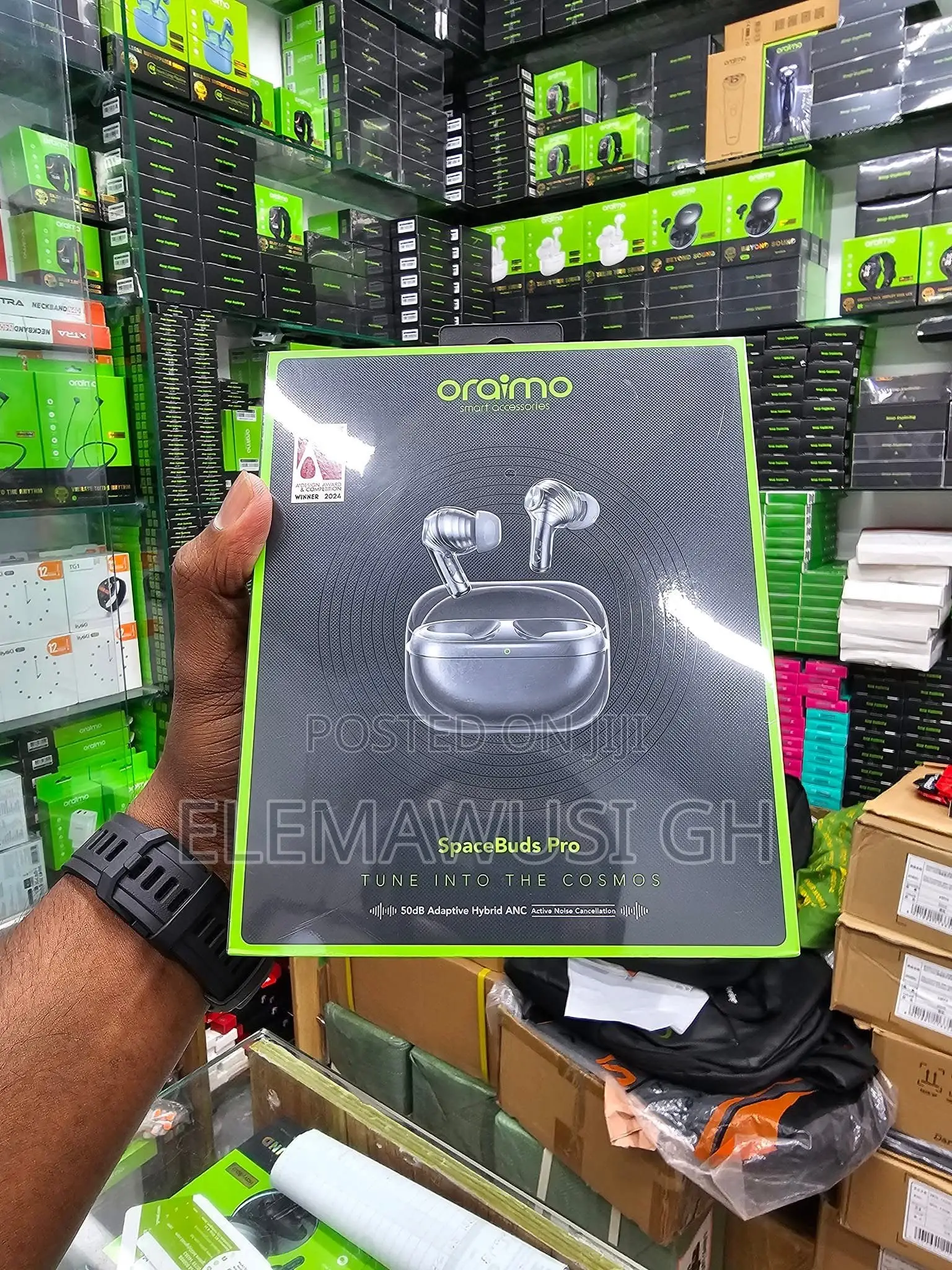Oraimo Spacebuds Pro Premium 50db Hybrid Anc True Wireless Earbuds