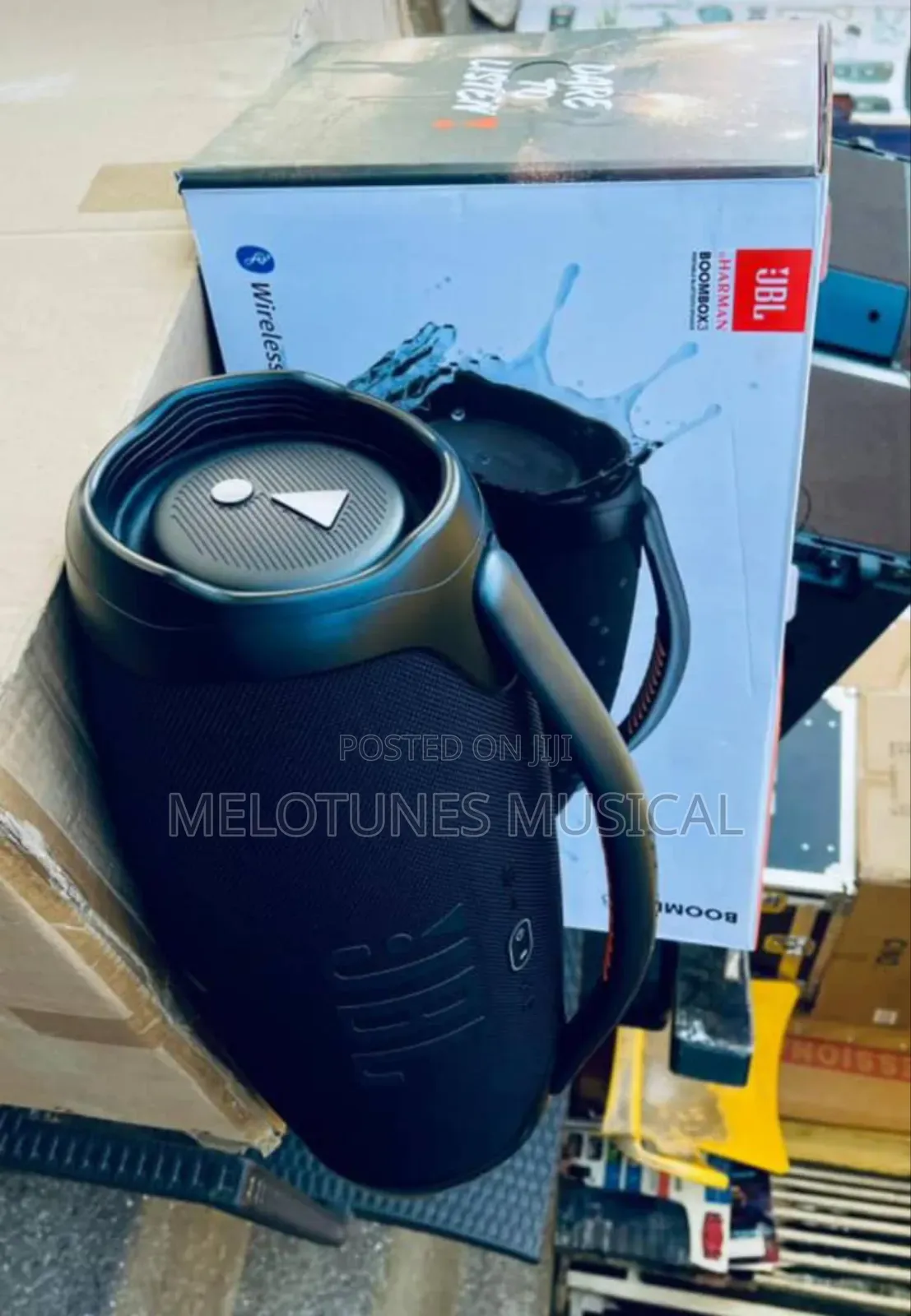 JBL Boombox 3 Portable Bluetooth Speaker.
