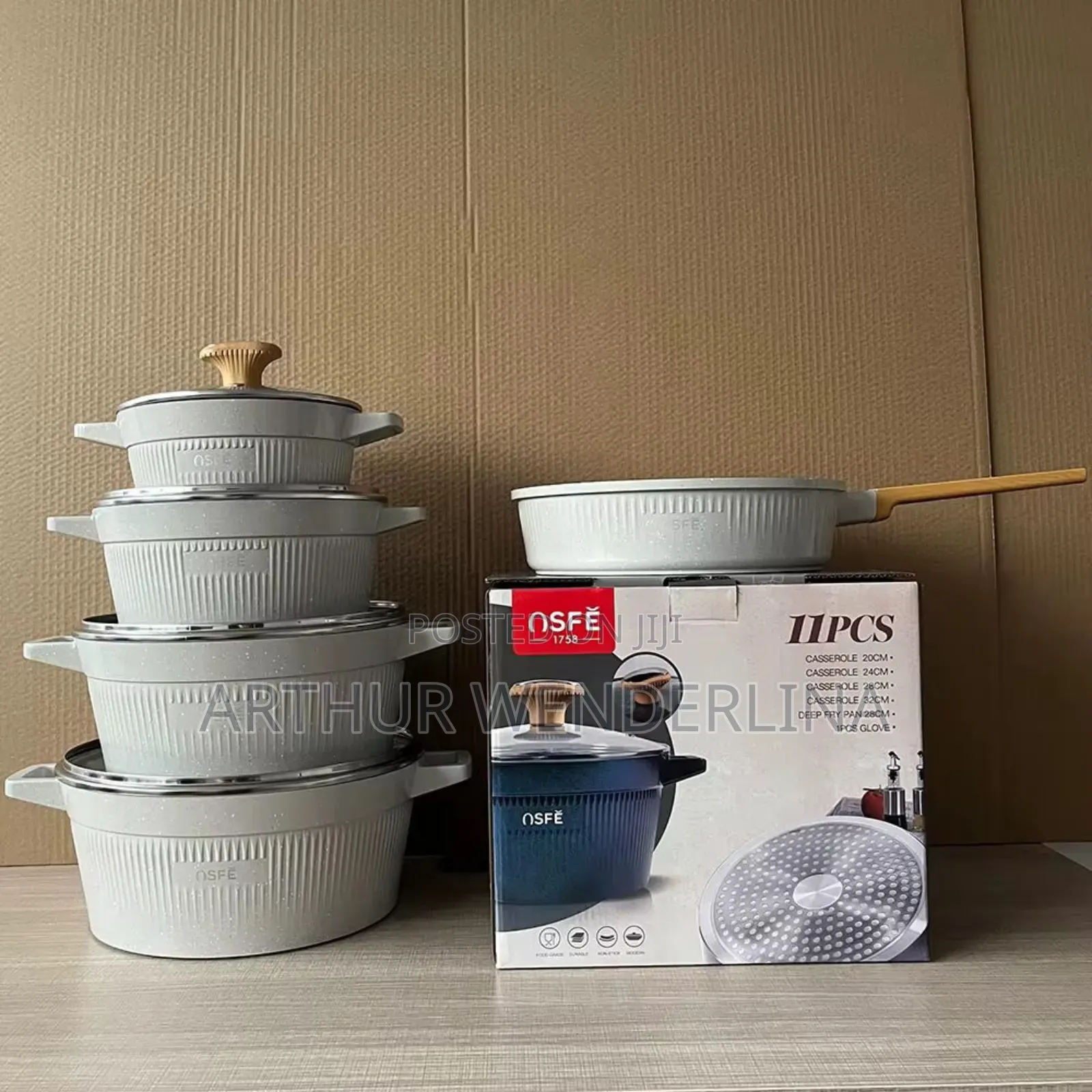 0sfe 5 Set Cooking Untensils
