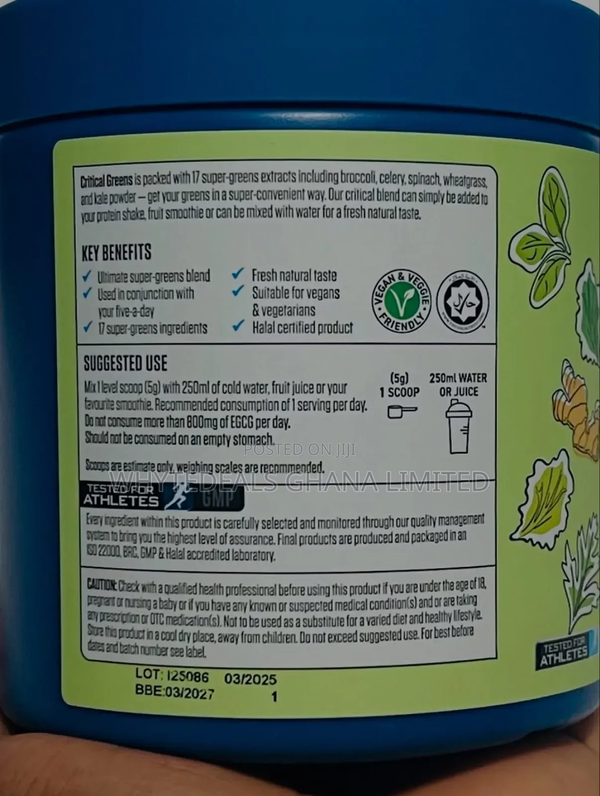 Critical Athletic Greens| Immune Boost| Gut Health| Libido