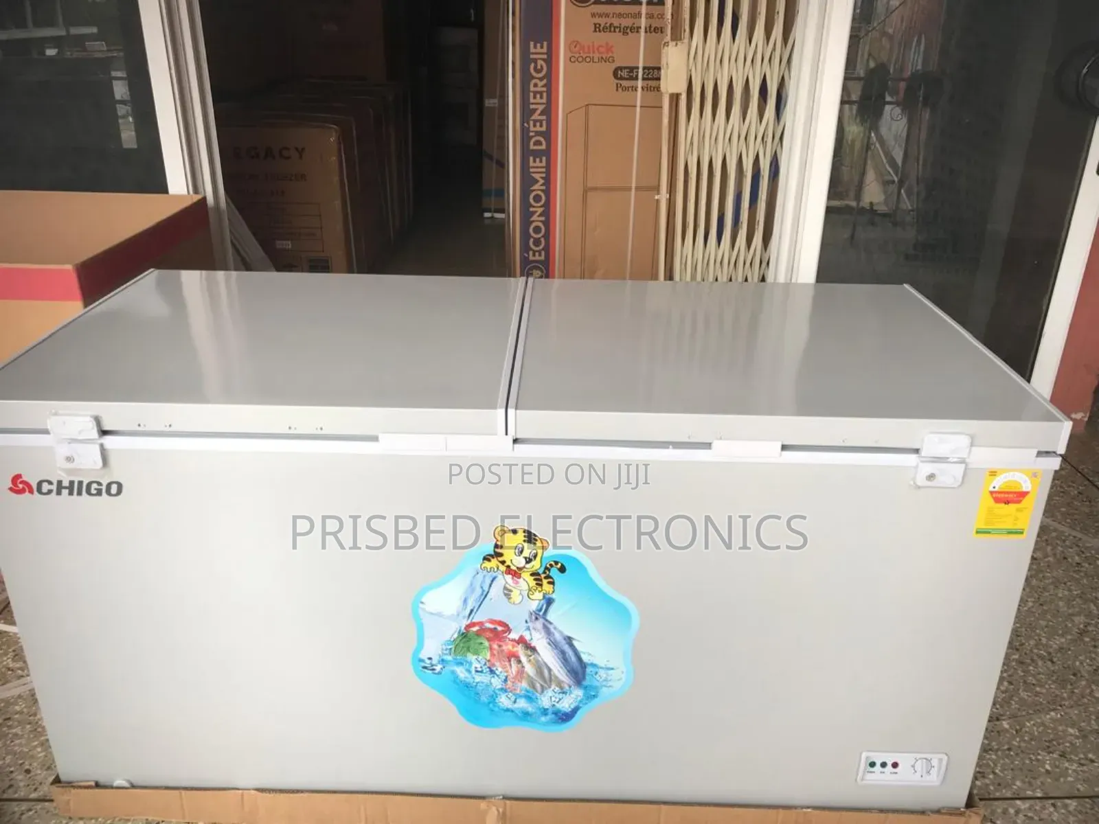 Chigo Durable Double Door Freezer 488 Litres