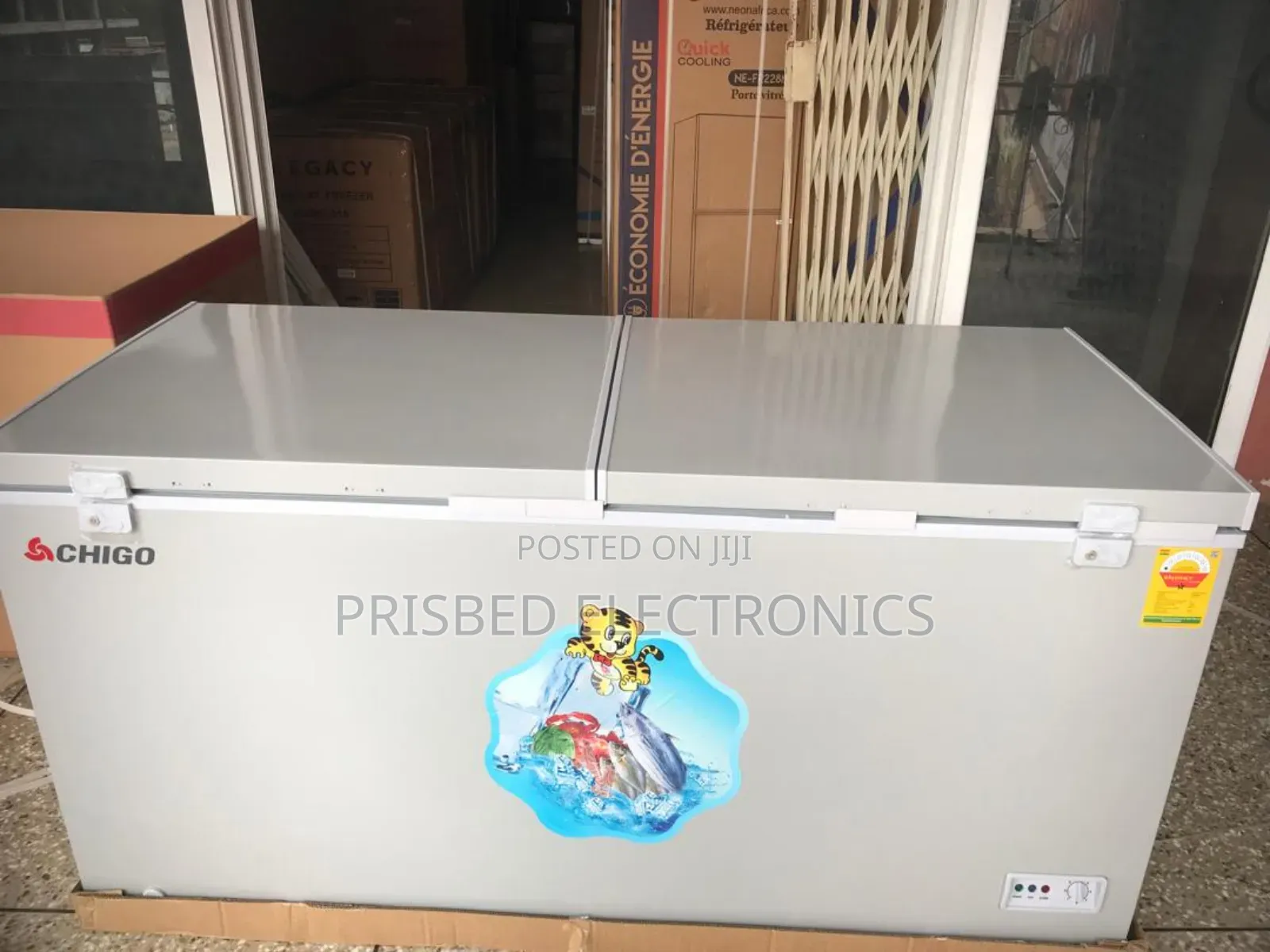 Chigo Durable Double Door Freezer 488 Litres