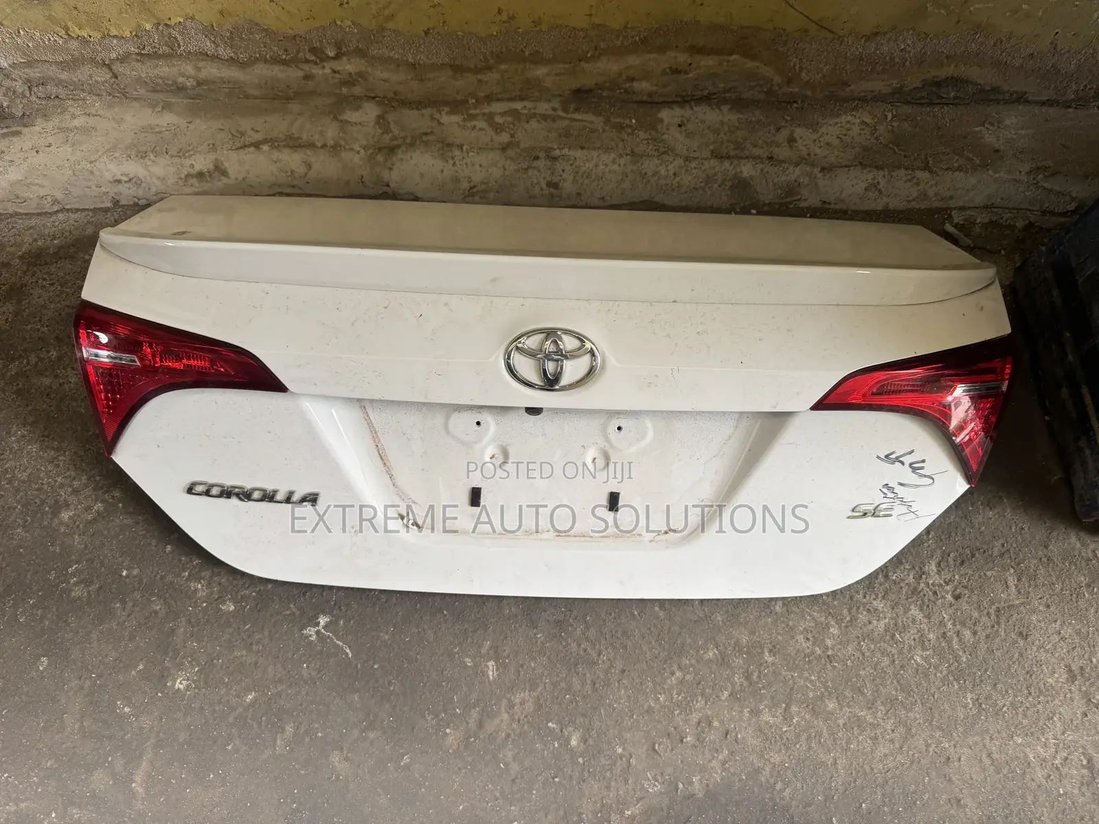 2014-2019 Toyota Corolla Sedan Rear Trunk