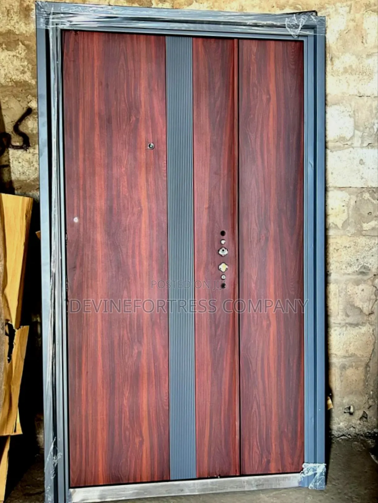 Quality Elegant Steel Security Door With Locks