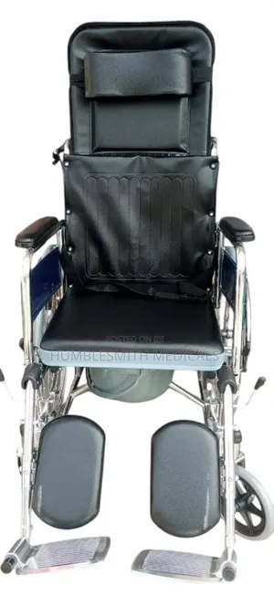 Commode Wheelchair (Long Back)