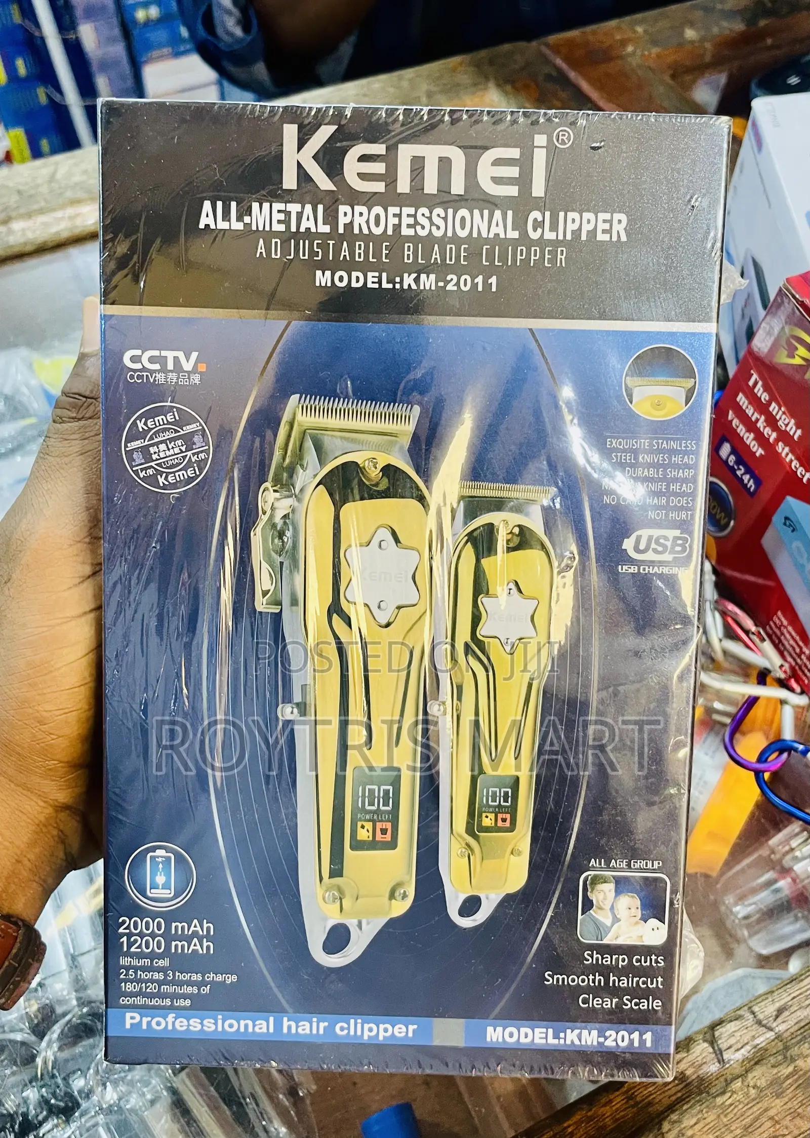 Kemei 2in1gold Clipper