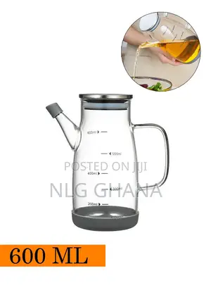 600ml Borosilicate Glass Oil Storage Jar. Ghx6534