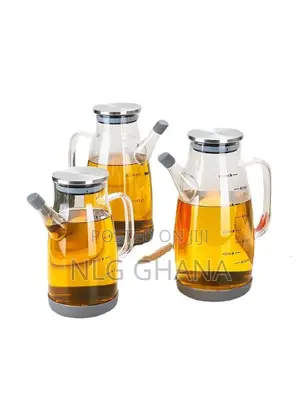 600ml Borosilicate Glass Oil Storage Jar. Ghx6534