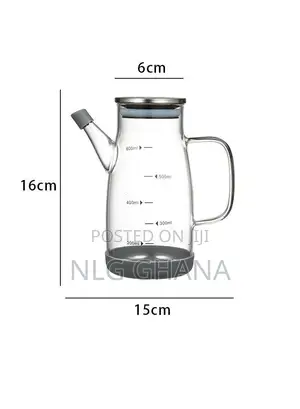 600ml Borosilicate Glass Oil Storage Jar. Ghx6534