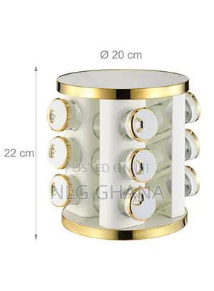100ml Revolving 12-Jar Countertop Rack Tower. Ghx6528
