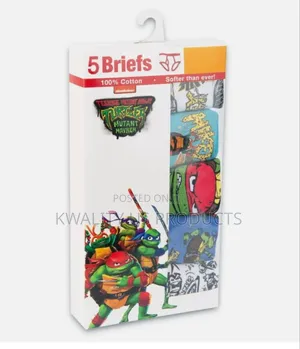 Boys Cartoon Character Briefs - 5 Pack