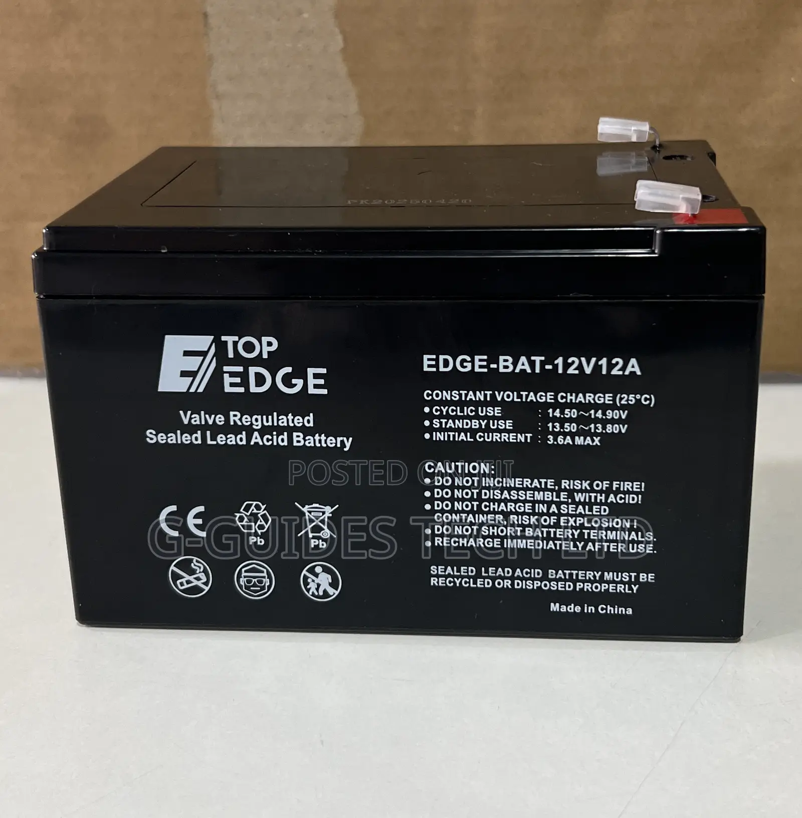 Top Edge 12v 12ah Ups Battery, 12v-12ah Sealed Lead-Acid Ups Battery