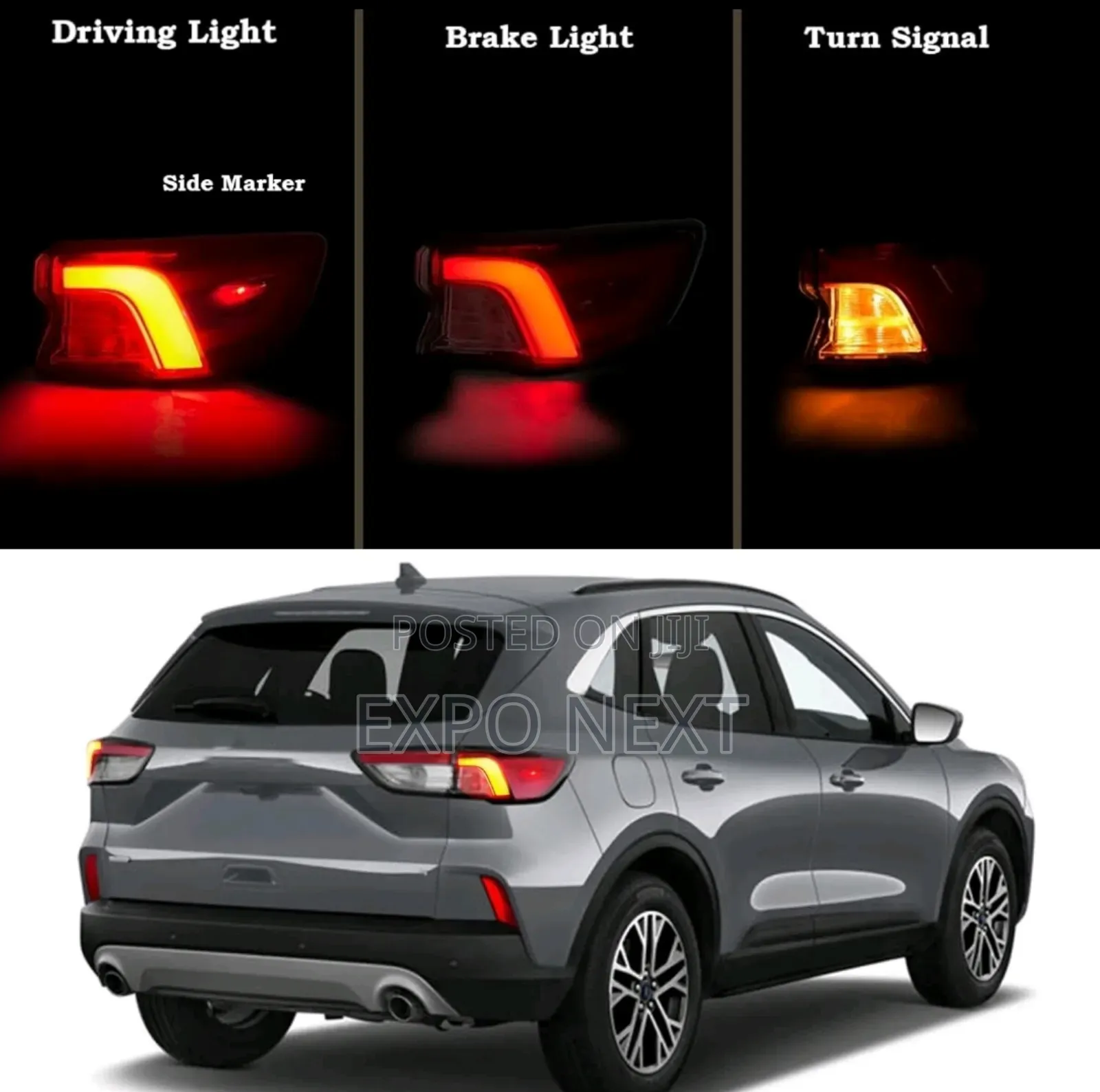 2020-2022 Ford Escape Right Passenger Side Tail Light