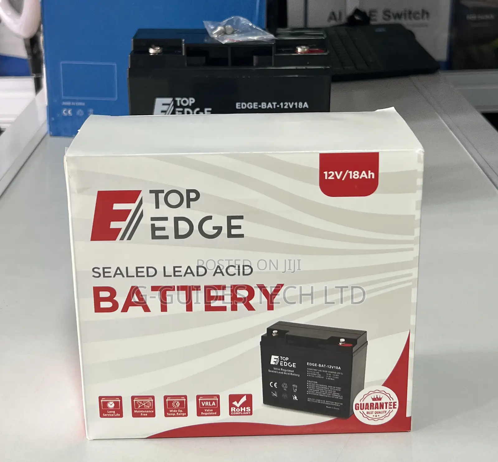 Top Edge 12v-18ah Ups Battery, 12v 18ah Sealed Lead-Acid Battery