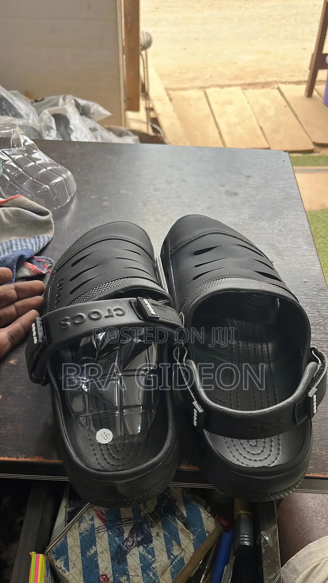 Leather Crocs