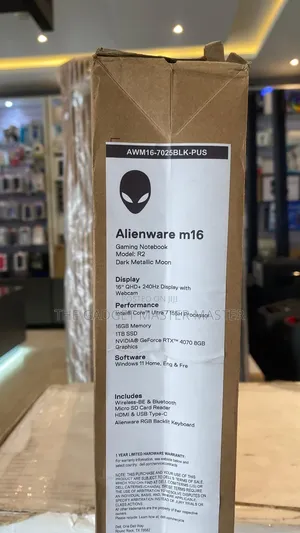 New Laptop Alienware M17x R2 16GB Intel Core Ultra 7 SSD 1T