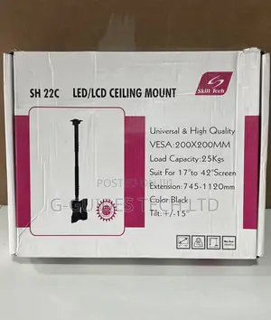 Skill Tech Sh-22c Tv Ceiling Mount 17”- 42”, Sh-22c Ceiling Tv Mount