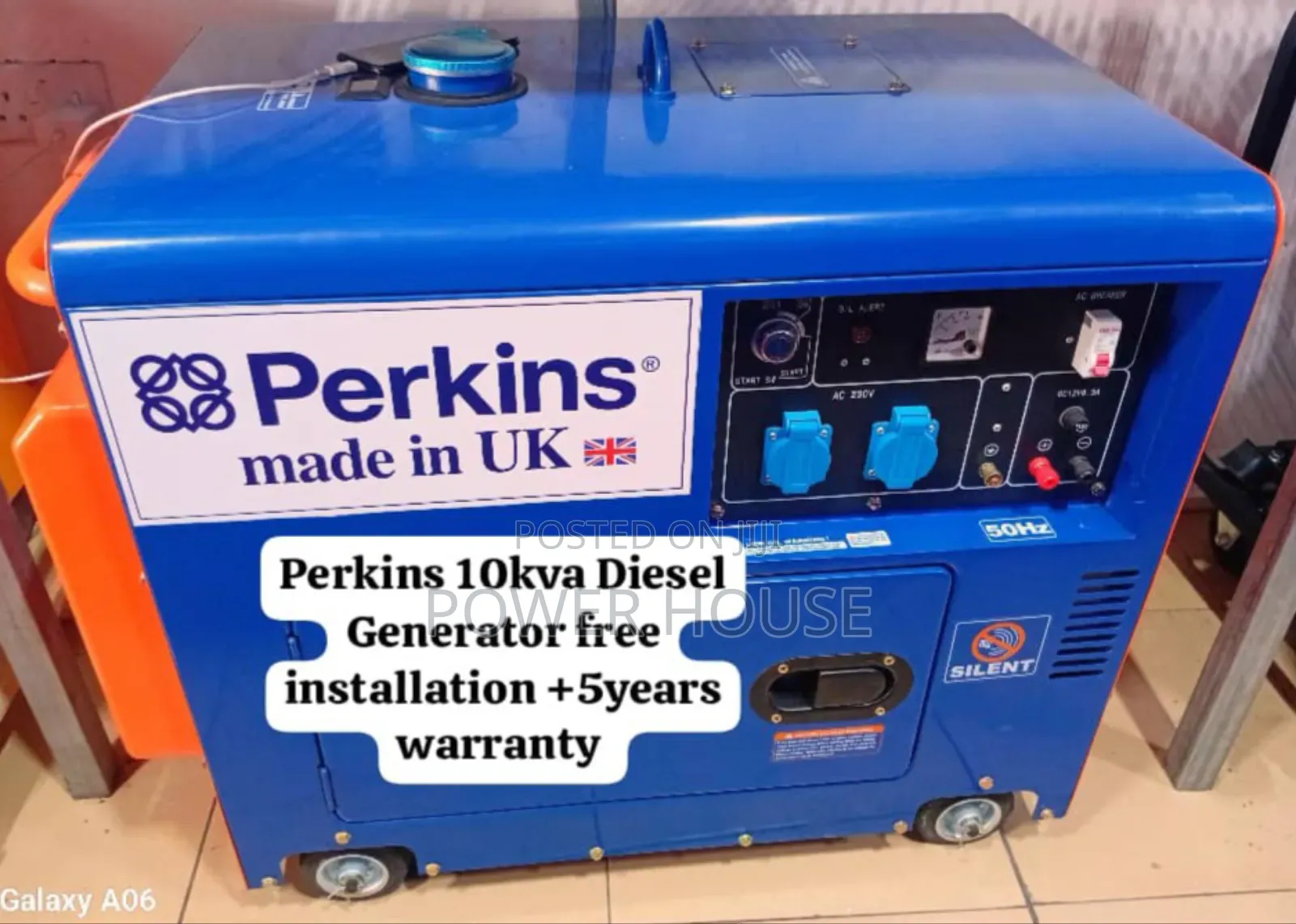 Cribs Tag Perkins Diesel Generator 10kva Silent