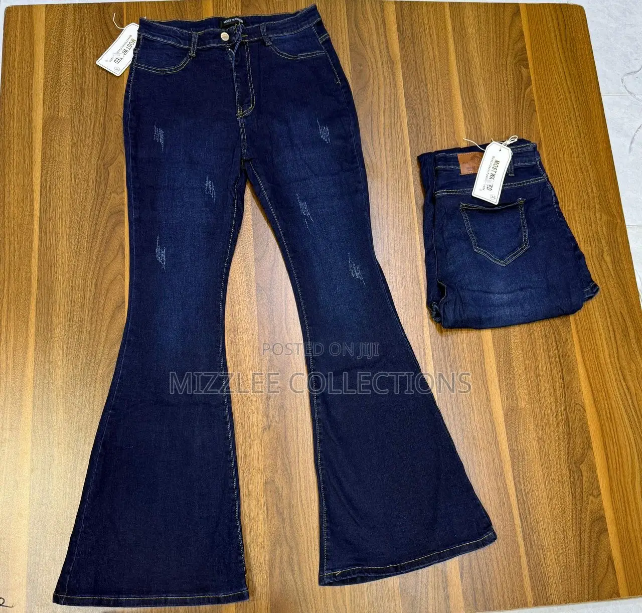 Wide Legged Ladies Jeans