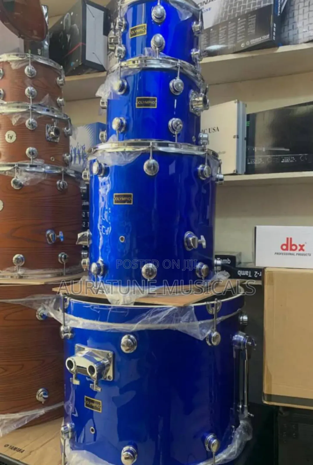 Olympic 5-Piece Drumset for Professionals (Blue)