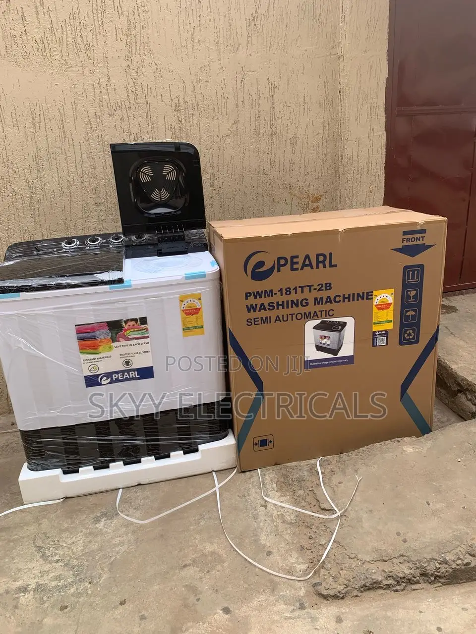 Pearl 18kg Twintub Washingmachine Semi Auto