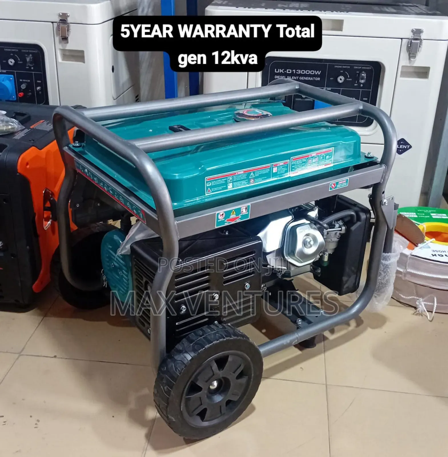 World Backup Total 12kva Generator