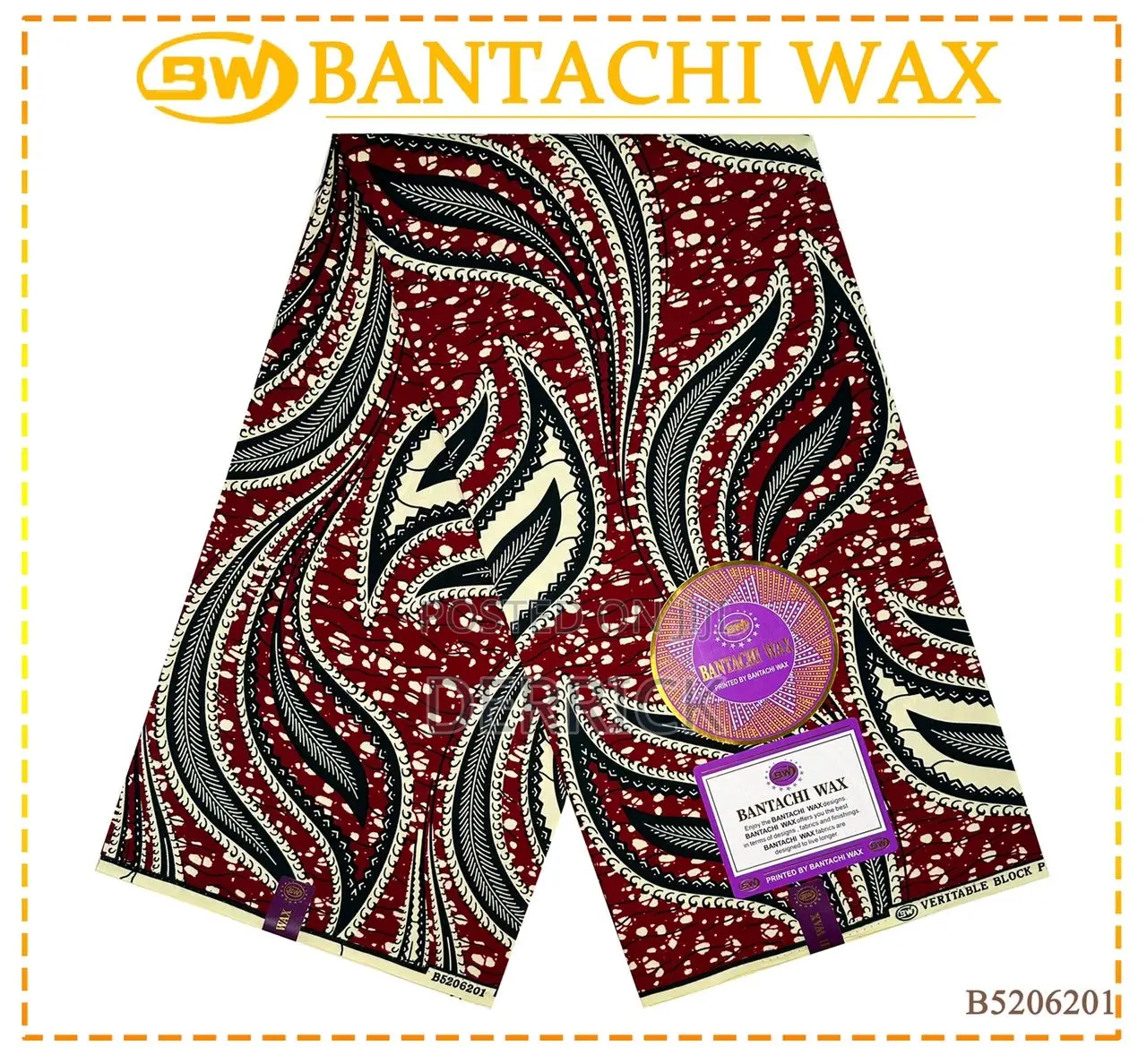 Bantachi Wax Small Premium 6 Yards New Designs Textile.