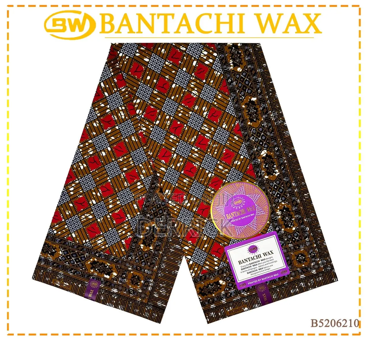 Bantachi Wax Small Premium 6 Yards New Designs Textile.